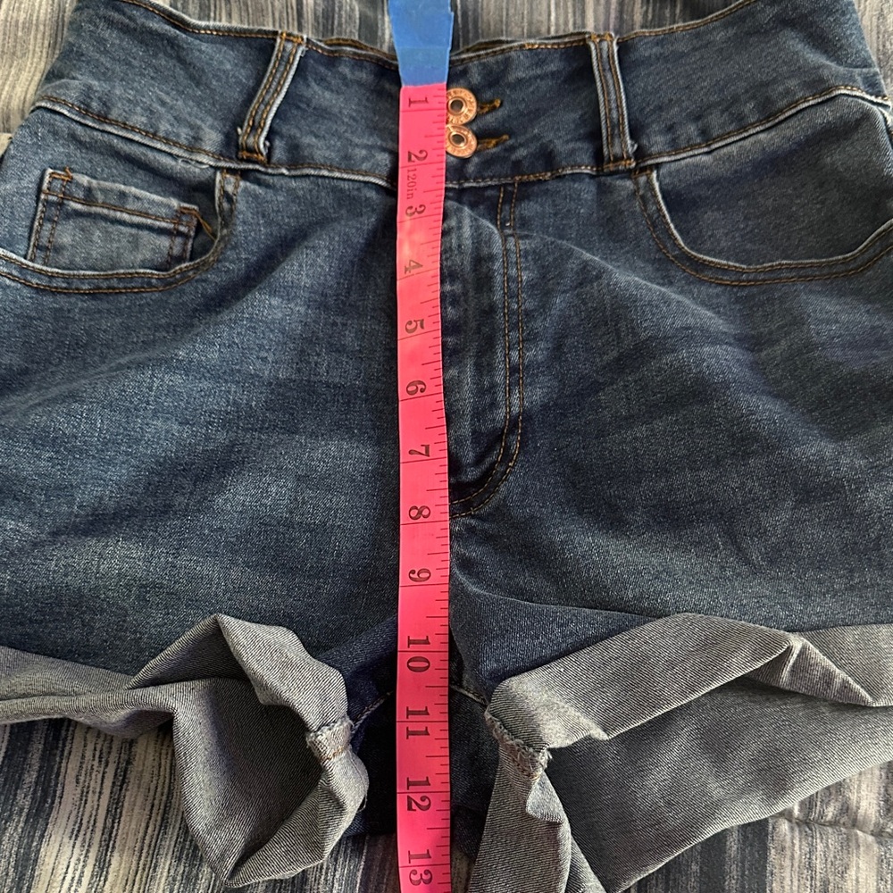 Denim Blue Women's Shorts - Picture 8 of 10